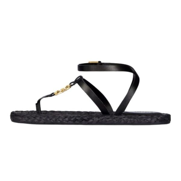 GIVENCHY 4G LIQUID SANDALS IN RAFFIA