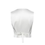 MAGDA BUTRYM CLASSIC WAISTCOAT IN CREAM