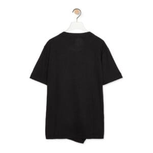 LOEWE ASYMMETRIC  T SHIRT IN COTTON BLEND