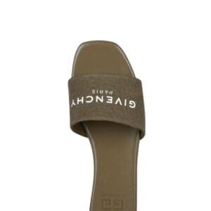 GIVENCHY 4G MULES IN CANVAS