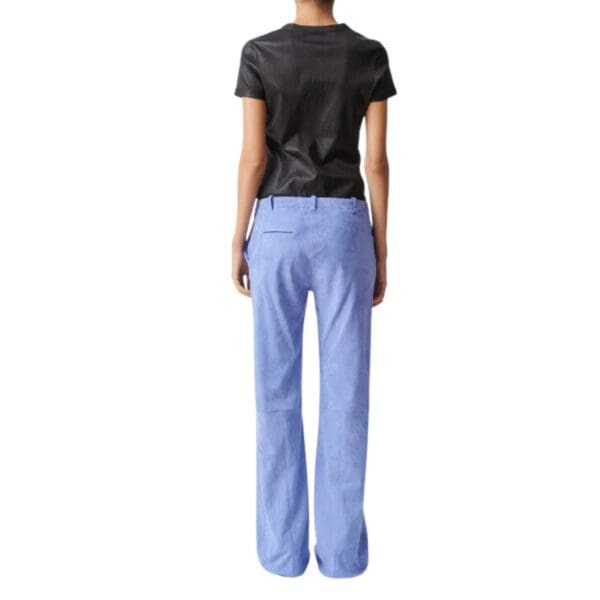 STOULS OSWALD WIDE FLARED LEATHER PANTS