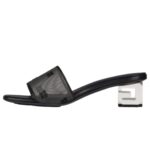 GIVENCHYG GUBE MULES IN 4G TRANSPARENT MESH