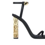GIVENCHY G CUBE SANDALS IN LEATHER