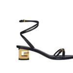 GIVENCHY G CUBE SANDALS IN LEATHER