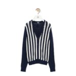 LOEWE CARDIGAN IN COTTON AND WOOL