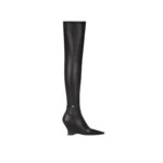 GIVENCHY RAVEN OVER THE KNEE BOOTS IN LEATHER AND AYERS