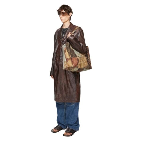ACNE STUDIOS LOGO SHOULDER TOTE BAG