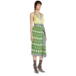 DRIES VAN NOTEN HALTERNECK DRESS GREEN