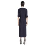 DRIES VAN NOTEN LACED SHIRT DRESS MIDNIGHT