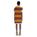 DRIES VAN NOTEN SWEATSHIRT DRESS MUSTARD