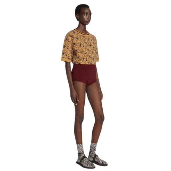 DRIES VAN NOTEN FITTED BRIEFS WINE