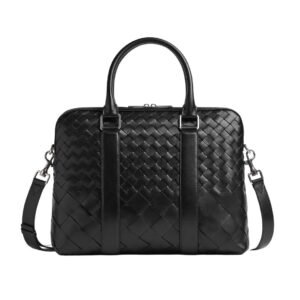 BOTTEGA VENETA SLIM INTRECCIATE BRIEFCASE