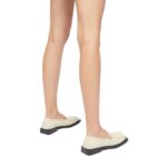 THE ATTICO ''MICOL'' OFF-WHITE LOAFERS