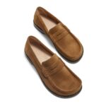 LOEWE CAMPO LOAFER IN SUEDE CALFSKIN
