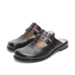 LOEWE CAMPO MARY JANE MULE IN CALFSKIN
