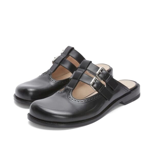 LOEWE CAMPO MARY JANE MULE IN CALFSKIN
