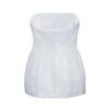 MAGDA BUTRYM STRAPLESS HOURGLASS CORSET IN WHITE