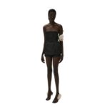 MAGDA BUTRYM STRAPLESS HOURGLASS CORSET IN INDIGO