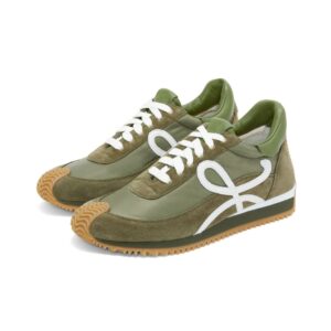 LOEWE FLOW RUNNER IN NYLON AND SUEDE