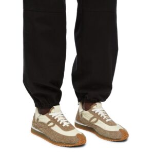LOEWE FLOW RUNNER IN NYLON AND SUEDE