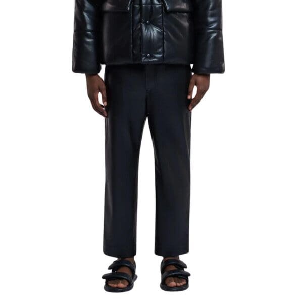 NANUSHKA JAIN OKOBOR ALT-LEATHER RELAXED PANTS