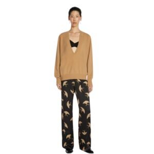 DRIES VAN NOTEN CASHMERE SWEATER CAMEL