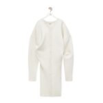 LOEWE DRAPED COAT IN WOOL BLEND