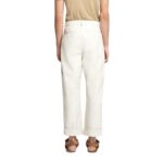NANUSHKA ZAYDEN REGENRATED LEATHER TAPERED PANTS CRAYON