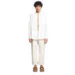 NANUSHKA KALEB LIGHT POPLIN SHIRT WHITE