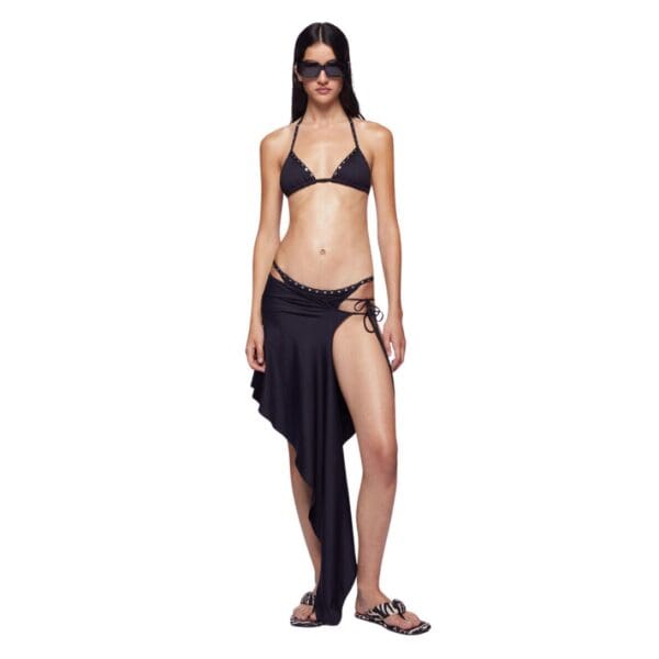 THE ATTICO BLACK SKIRT
