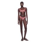 THE ATTICO RED AND MILK BIKINI