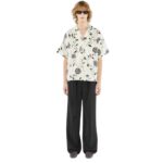 NANUSHKA YUKI COTTON AND SILK BLEND SHIRT MULTICOLOR