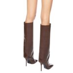 THE ATTICO ''SIENNA'' CHOCOLATE BOOT