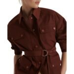 YVES SALOMON TECHNICAL FABRIC SAFARI JACKET