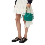 LOEWE MINI FLAMENCO PURSE BAG IN SOFT LAMBSKIN