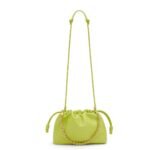 LOEWE MINI FLAMENCO PURSE BAG IN SOFT LAMBSKIN