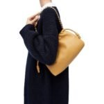 LOEWE MINI FLAMENCO PURSE BAG IN SOFT LAMBSKIN