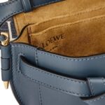 LOEWE GATE DUAL MINI BAG IN SOFT CALFSKIN AND JACQUARD