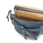 LOEWE GATE DUAL MINI BAG IN SOFT CALFSKIN AND JACQUARD