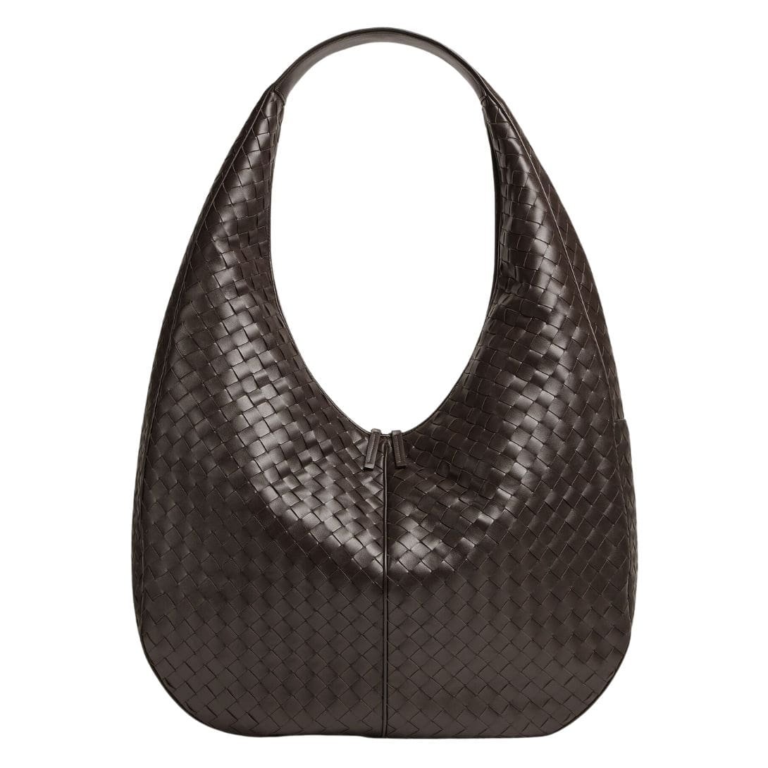 BOTTEGA VENETA LARGE INTRECCIATO HOBO 1 BOTTEGA VENETA LARGE INTRECCIATO HOBO