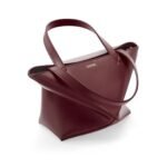 LOEWE PUZZLE FOLD TOTE MINI BAG IN SHINY CALFSKIN