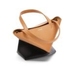 LOEWE PUZZLE FOLD TOTE MINI BAG IN SHINY CALFSKIN