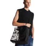 DSQUARED2 ICON SPLASH SHOPPING BAG