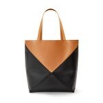 LOEWE PUZZLE FOLD TOTE XL BAG IN SHINY CALFSKIN