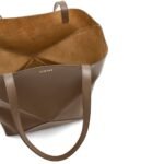 LOEWE PUZZLE FOLD TOTE XL BAG IN SHINY CALFSKIN