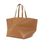 LOEWE PUZZLE FOLD TOTE XXL BAG IN SHINY CALFSKIN