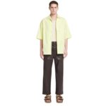 NANUSHKA CASPIAN POPLIN SHIRT YELLOW