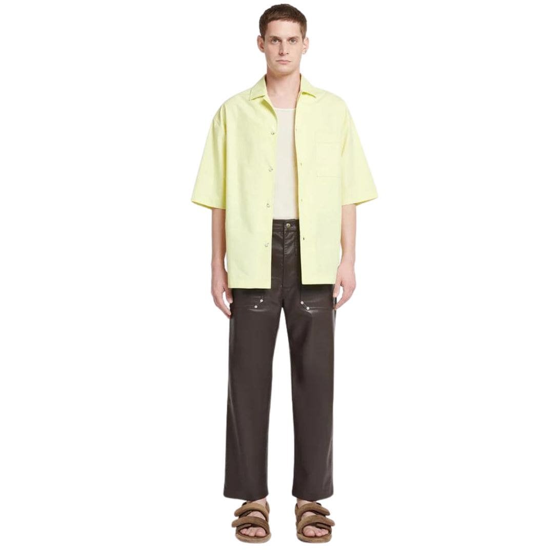 NANUSHKA CASPIAN POPLIN SHIRT YELLOW