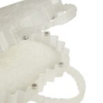 DSQUARED2 TRANSPARENT GLITTER HEART BAG