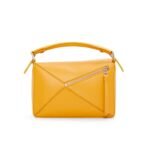 LOEWE SMALL PUZZLE BAG IN SATIN CALFSKIN